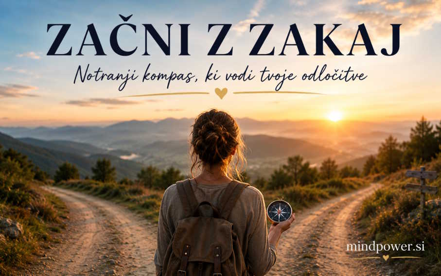Začni z zakaj: notranji kompas, ki vodi tvoje odločitve