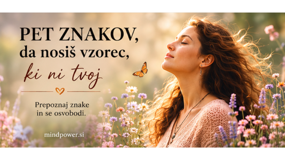 5 znakov, da nosimo vzorce, ki niso naši